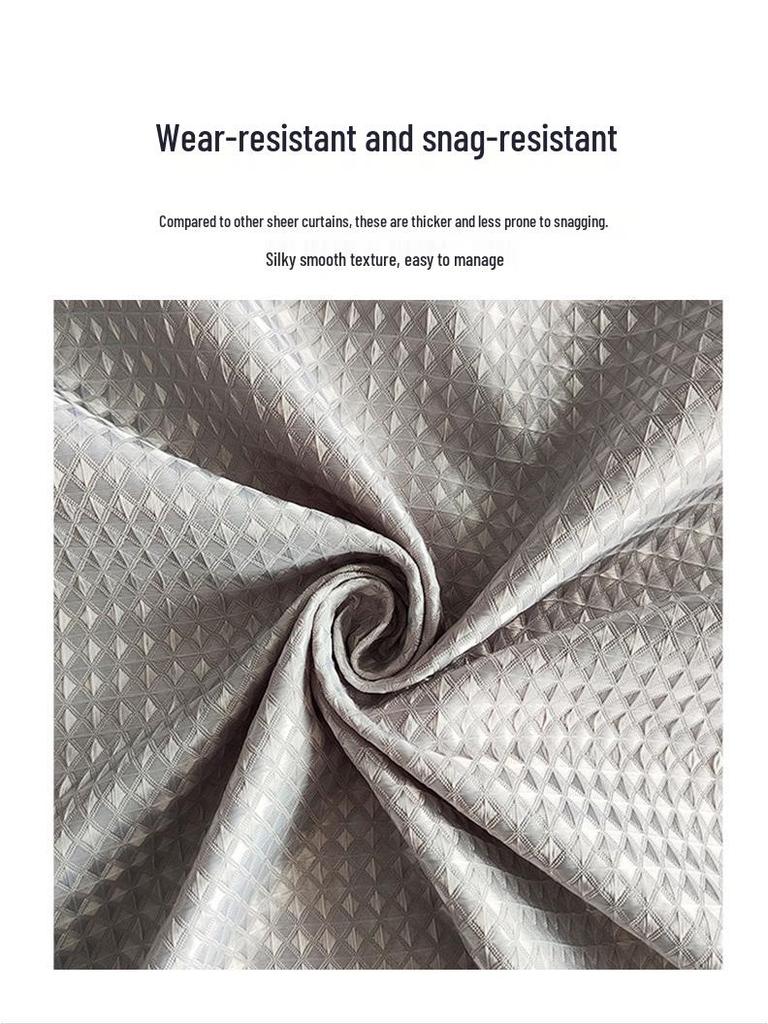 European and American Diamond Waffle Waterproof Mildew-Proof Shower Curtain for Bathroom or Toilet Door