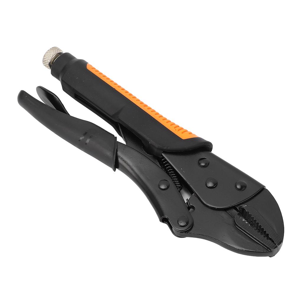Locking Pliers Curved Jaw Wr Resistant Teeth Anti Slip Handle Portable Pliers with Screw