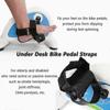 2 PCS Under Desk Bike Pedal Straps, Bicycle Foot Fixed Brace for Elderly & Disabled Stroke Leg Training