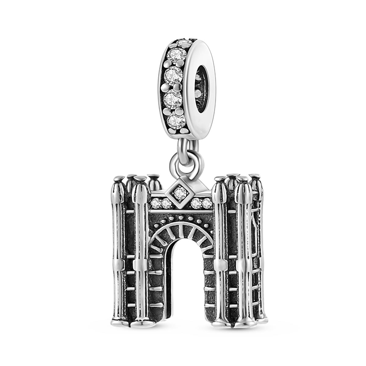 

Travel Collection Authentic Charm Bead Charms copper Plane World Paris Pendants Bead Charms Compatible With Bracelets Jewellery Making Woman Charm