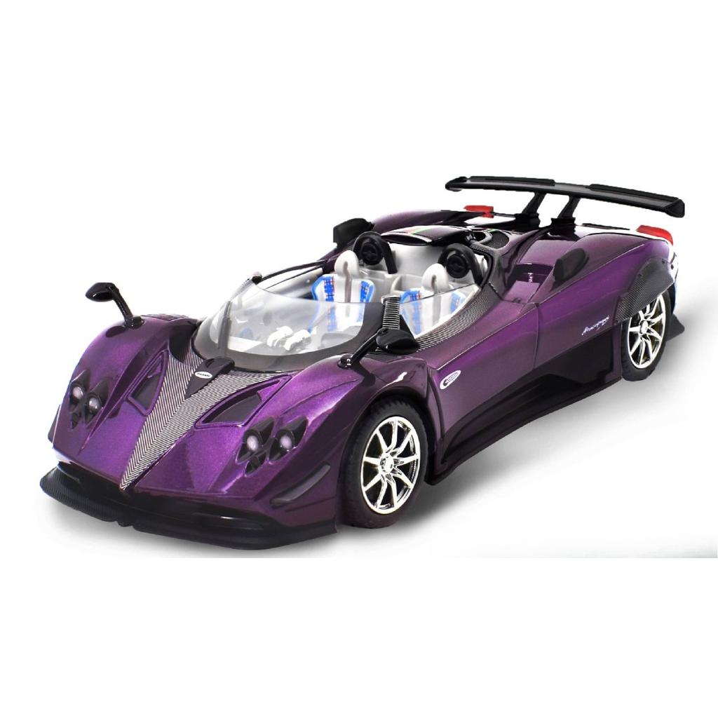 1/24 Pagani Zonda HP Barchetta Supercar Alloy Car Model Sound and Light Pull Back Children's Toy Collectibles Birthday Gift