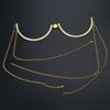 Body Jewelry Chest Bracket Bras Chain Body Chain Bra For Women Sexy for Rhinestone U-Shaped Bikini Chest Bracket Bra Cha