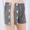 Full-Open Patient Care Shorts Postoperative Easy-On/Easy-Off Care Shorts