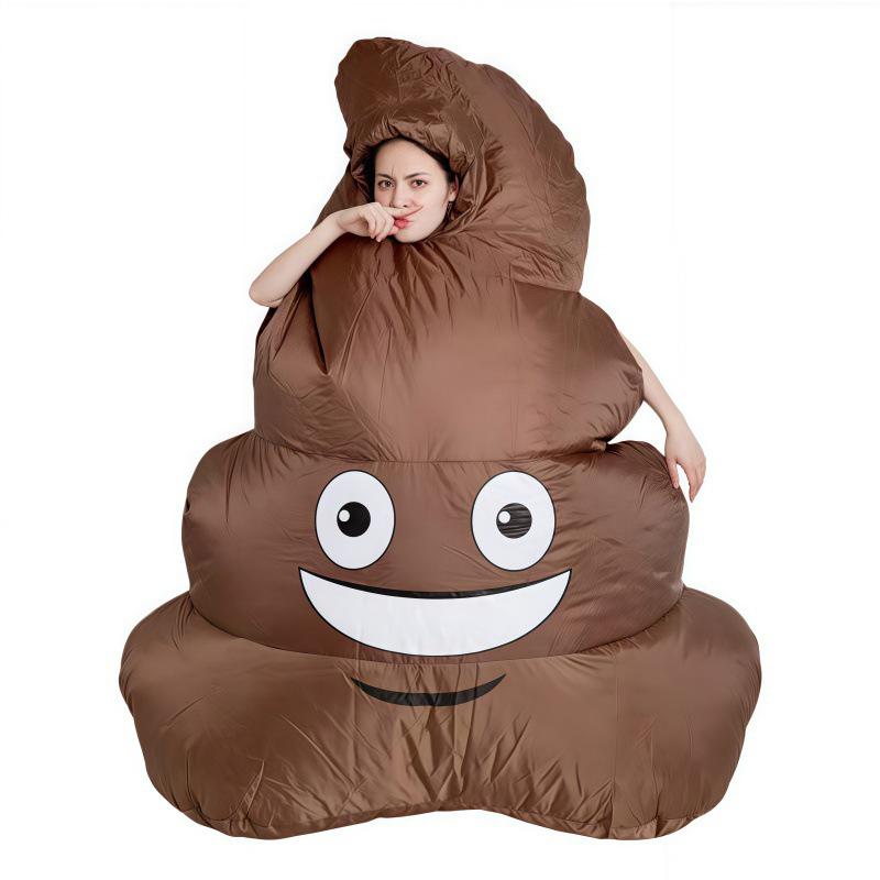 Cross-Border Cartoon Inflatable Costumes: Yellow Duck & Patrick Star for Party Pranks & Performances