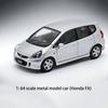New 1/64 Diecast Car Model Honda Fit Cars Alloy Simulation Small-scale Car Model Miniature Toy Collection Decoration Gifts