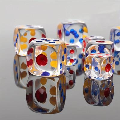 Klare 6-seitige Spielwürfel – leicht zu lesen und perfekt für alle Ihre Spielanforderungen