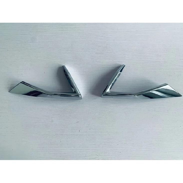 Per Nissan Qashqai J12 2024 ABS Cromato Paraurti Anteriore Cornice Lampada Fendinebbia Decorazioni Trim Accessori Car Styling