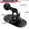 17MM Ball Head Car Phone Holder with Double-Sided Tape for Center Console
