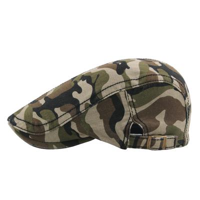 Herbst Neue Herren Jugend Gewaschene Baumwolle Camouflage Hut Dschungelkappe Reiten Bergsteigen Sonnenschutz Baskenmütze