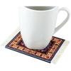 Set of 4 Rug Table Coasters ... Persian Design Fabric Carpet Drink Mats (Mix-4-5-7-8)