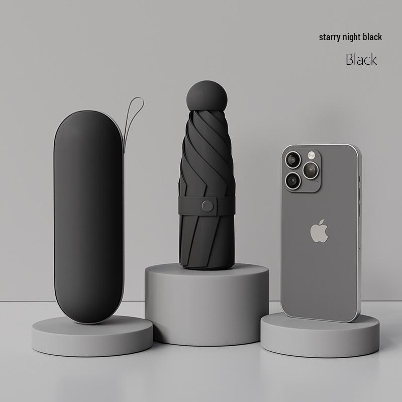 Women's Mini Pocket Folding Umbrella - High-End Sunscreen & Sunshade, Rain or Shine