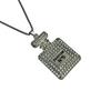 Fashion Personality Long Sweater Chain Hip Hop Bouncy Diamond Perfume Bottle, Pendant Necklace Female