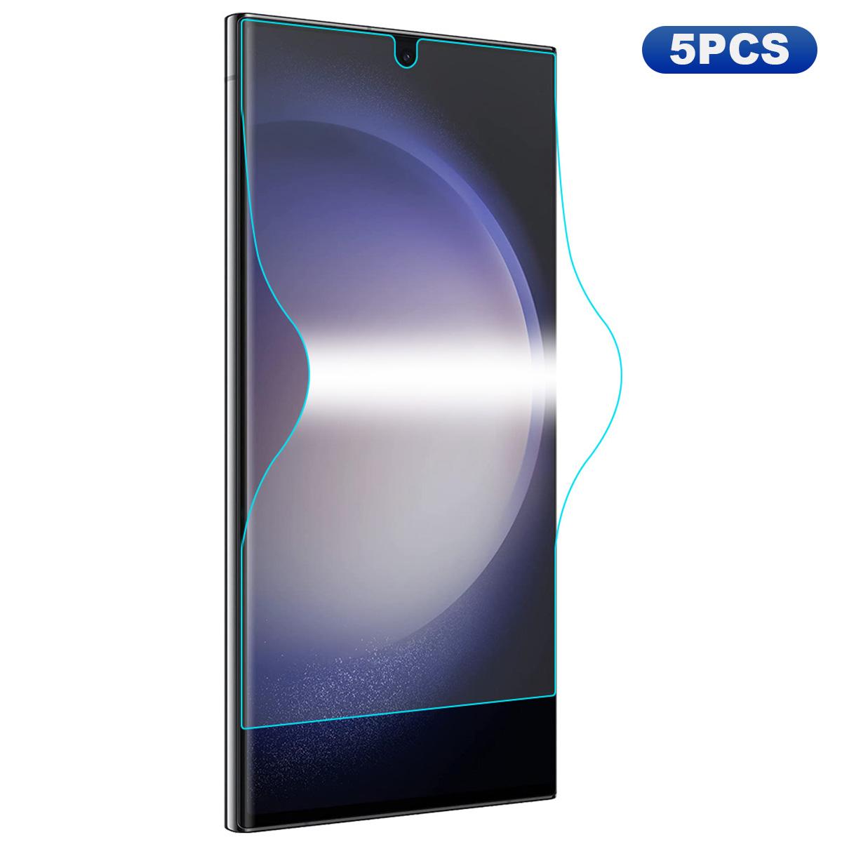 

ENKAY HAT PRINCE 5PCS For Samsung Galaxy S23 Ultra Full Protection Screen Film TPE+PET+TPU Hydrogel Protector