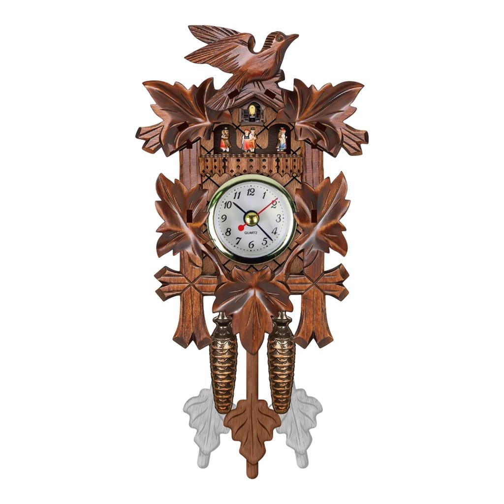 Traditional Black Forest Chalet Clock Charming Home Décor Imitation Wood Style Cuckoo Clock CM003