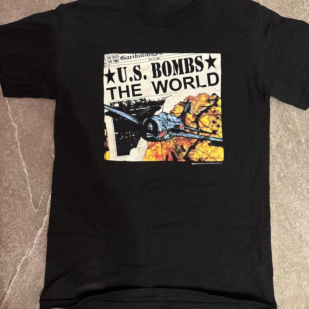 U.S. BOMBS THE WORLD Black Shirt Unisex S-5XL AR446 Unisex T-Shirt S