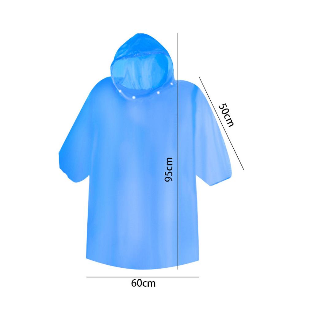 7pcs Disposables Raincoats Cartoon Thickened Rain Ponchos Children Portable Waterproof Outdoor Travel Onepiece Rain Wear