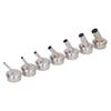 7Pcs Hot Air Gun Nozzle Kit Oblique for 861 Soldering Desoldering Station Accessories