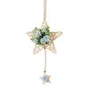 Rattan Hanging Ornaments, Five-pointed Star Shape Hangings, Handcrafted Durable Wear-resistant Home Decoration for Family Friends