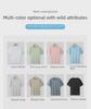 Men's Slim Fit White Supima Cotton Short-Sleeve T-Shirt, Round Neck, Lightweight Summer Style