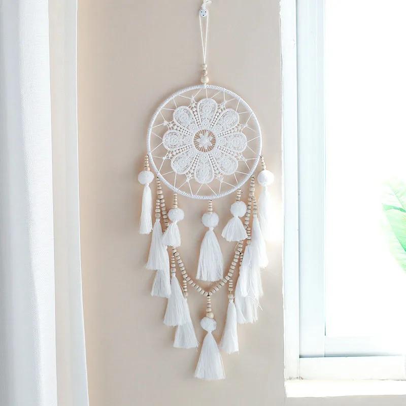 Handmade Dream Catcher Wind Chimes Home Hanging Craft Gift Dreamcatcher Ornament Car Hanging Bedroom Decoration Atrapasueños