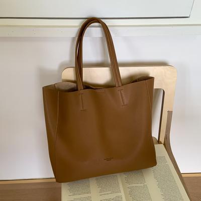 Large-capacity Bag Women's Summer New Simple and Versatile Shoulder Bag Student Class Commuting Tote Bag