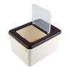 Portable Rice Storage Bin Kitchen Plastic Cereal Grain Bean Food Storing Box Food Container(#2)