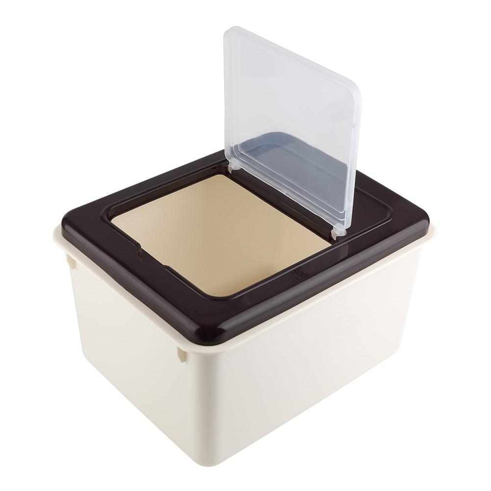 Portable Rice Storage Bin Kitchen Plastic Cereal Grain Bean Food Storing Box Food Container(#2)