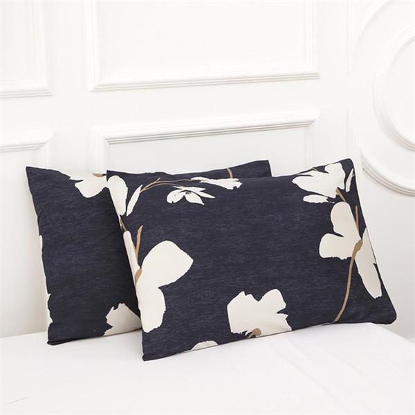 Vodotěsné povlaky na polštáře 2PCS měkké polyesterové povlaky na polštáře s potiskem Polštář na spaní Bytový textil (bez vnitřního/bez polštáře)
