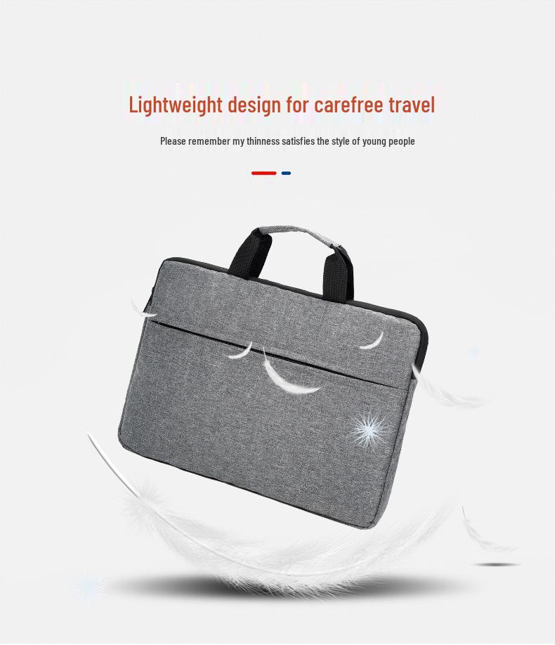 Lightweight Laptop Bag - Handheld & Shoulder for 13", 14", 15.6" Ultrabooks