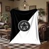 Leicester City Football Print Flannel Blanket Soft Warm Sofa Bed Throw Blanket For Home Office Bedroom
