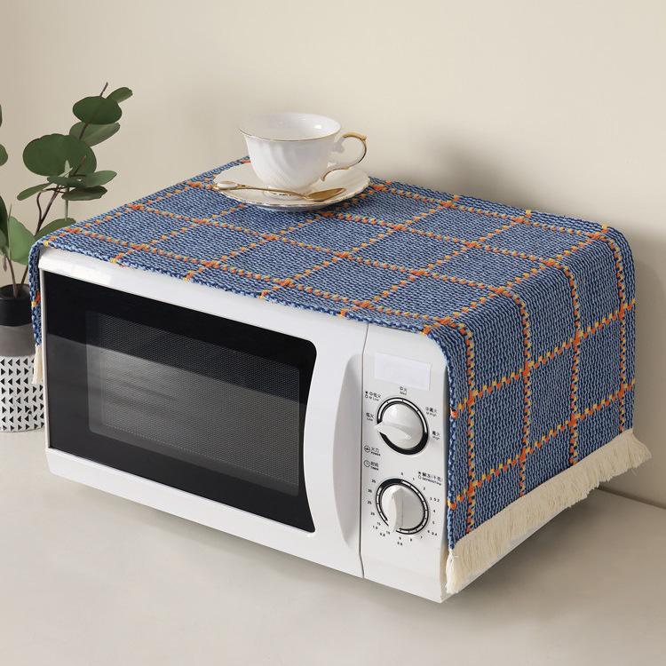 Universal Microwave Oven Dust Cover Cloth Mat - New Model Household Appliance Protector