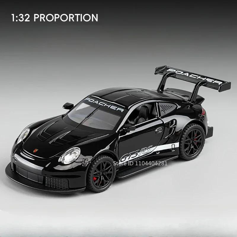 1:32 911 GT3RS Panamera Alloy Miniature Model Toys Diecast Doors Opened Pull Back Rubber Tires Vehices for Friend Birthday Gifts