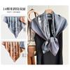 Silk twill 14 mmi large silk scarf women's fashion versatile high-end mulberry silk square scarf light luxury versatile 90 shawl