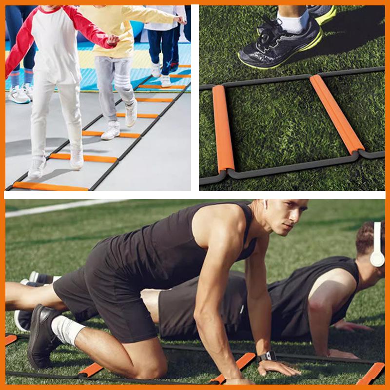 Multifunktionale Schmetterlings-Agilitäts- & Hüpfkästchen-Leiter für Kinder-Basketball, Fitness- & Fußball-Beinarbeitstraining.