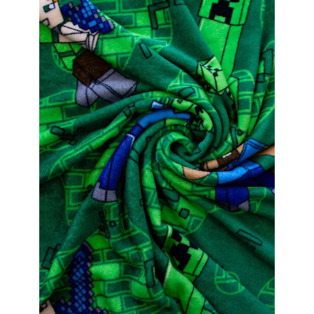 Minecraft Levels Fleece Blanket