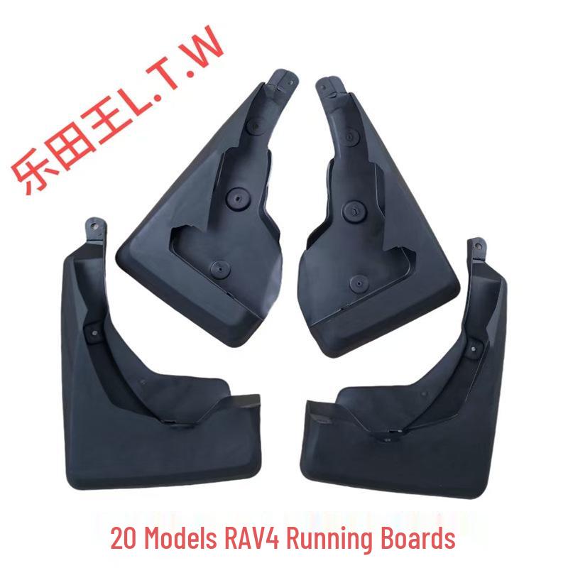 Mud Flaps for Toyota Highlander, RAV4, Rongfang, Yaris L, Zhi Xuan X, Crown, IZOA/C-HR, and Velanda.