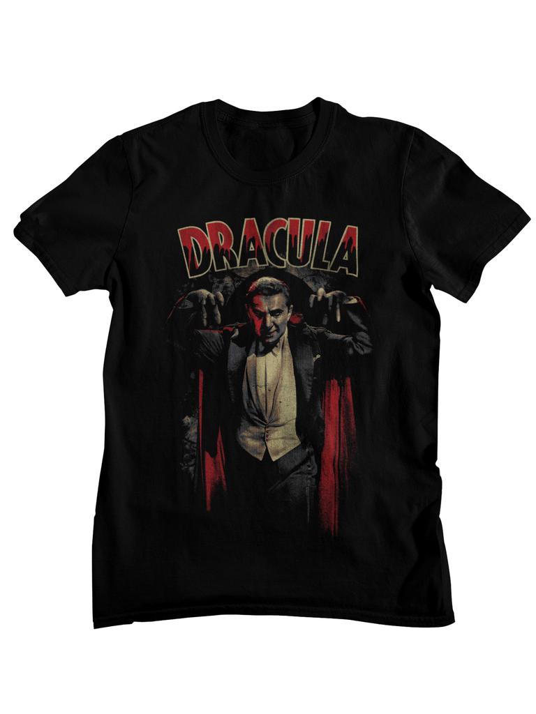 Dracula Ο Πρίγκιπας του Σκότους Κλασική Ταινία Τρόμου Βαμπίρ Γραφικό T-Shirt Unisex Γυναικεία Casual Βαμβακερά Ρούχα Δρόμου Μπλούζες