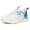 Anta Cushioning, Breathable, Lightweight, Rebound Low top Running Shoes Men's White Blue Sneakers