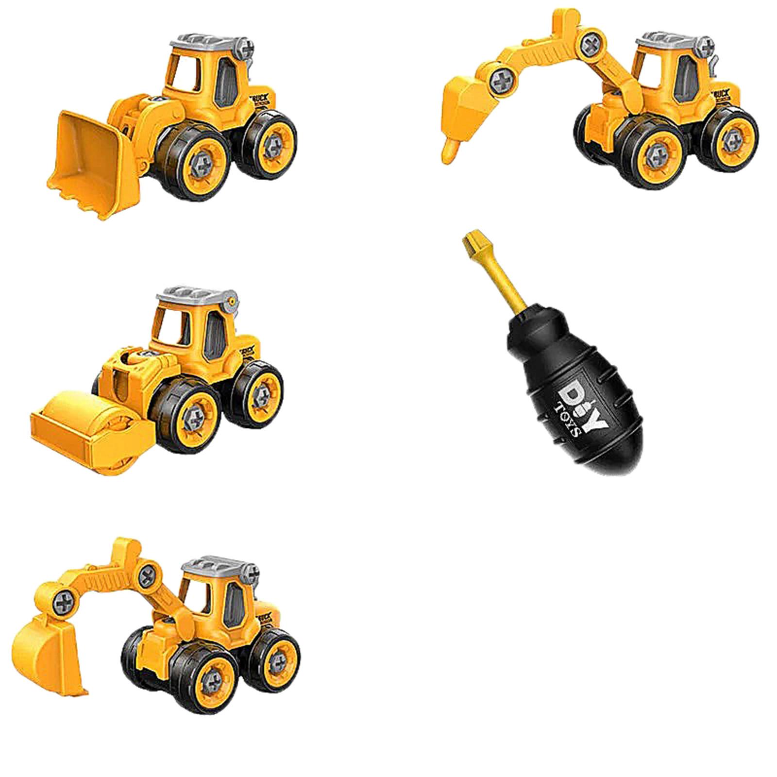 

(H0826)Детская развивающая игрушка для разборки Инженерная машина Самодельный винт Сборка экскаватора Бульдозера Сборка игрушки