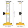 0-160mm Aluminum Alloy Tile Leveling Ruler High Precision Horizontal Bubble Ruler Adjustable Engineers Measuring Tool