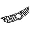 Chrome Black Front Grille Grill Fit Benz W166 2012-2015 ML350 400 550 GTR Style