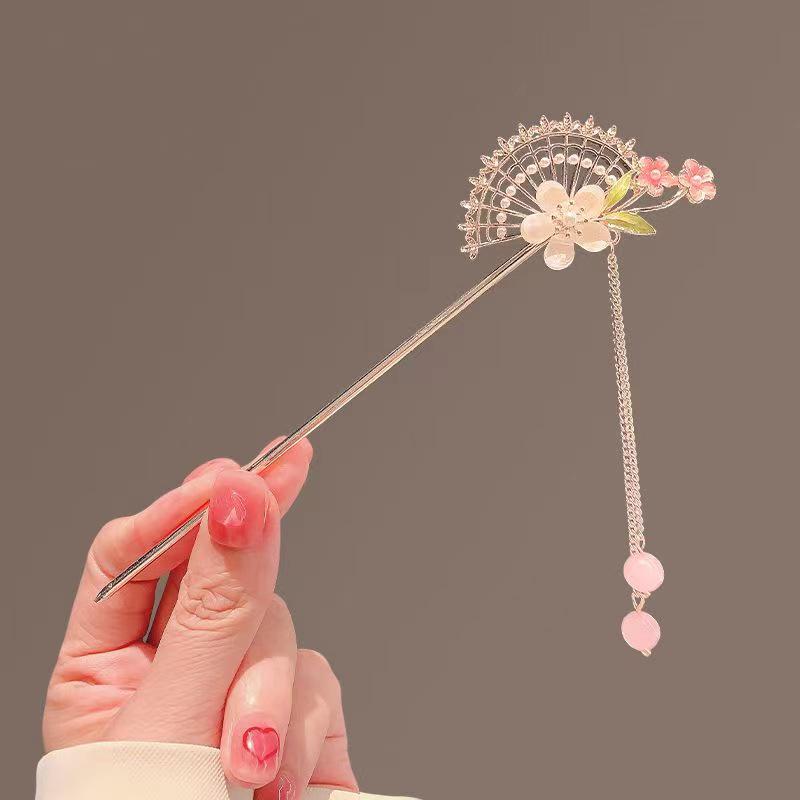 2023 New Ancient Style Tassel Hairpin - Chic Chinese Step Shake Hanfu & Cheongsam Accessory