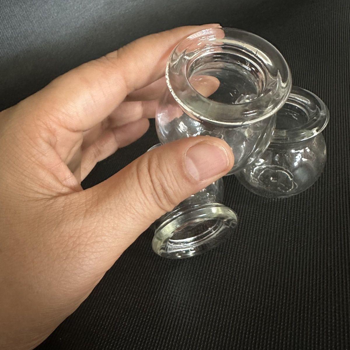 

6 Pcs Set Body Gua Sha Therapy Glass Fire Cupping Chinese Medical Health Care Vacuum Cupping Instrument 6 Sizes Choose