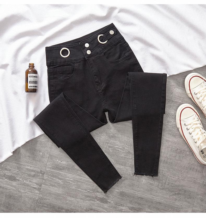 

Эластичные тонкие тонкие колготки-карандаш Nine Point S чёрный