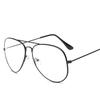 Vintage Piloten Metallrahmen Brille Damen Herren Klassisch Gold Transparent Klares Glas Optisch Retro Brillen Marke Designer