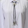 High-end Cowboy Hat Boots Necklace Exquisite Leather Rope Tie Decor  Versatile