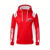 Herren Ducati Corse MotoGP Racing Hoodie Pullover Sweatshirt Lässig Motorrad Sport Kapuzenoberteil