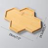 Mini Bamboo Sweet Table Decoration Trays Decorative Plates Cup Coaster Trays Coffee Cup Plate Desktop Ornament Home Decor