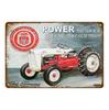 Vintage Farm Tractor Metal Signage Tin Signage Metal Vintage Farmhouse Courtyard Wall Art Decoration Mural Aesthetics Gift