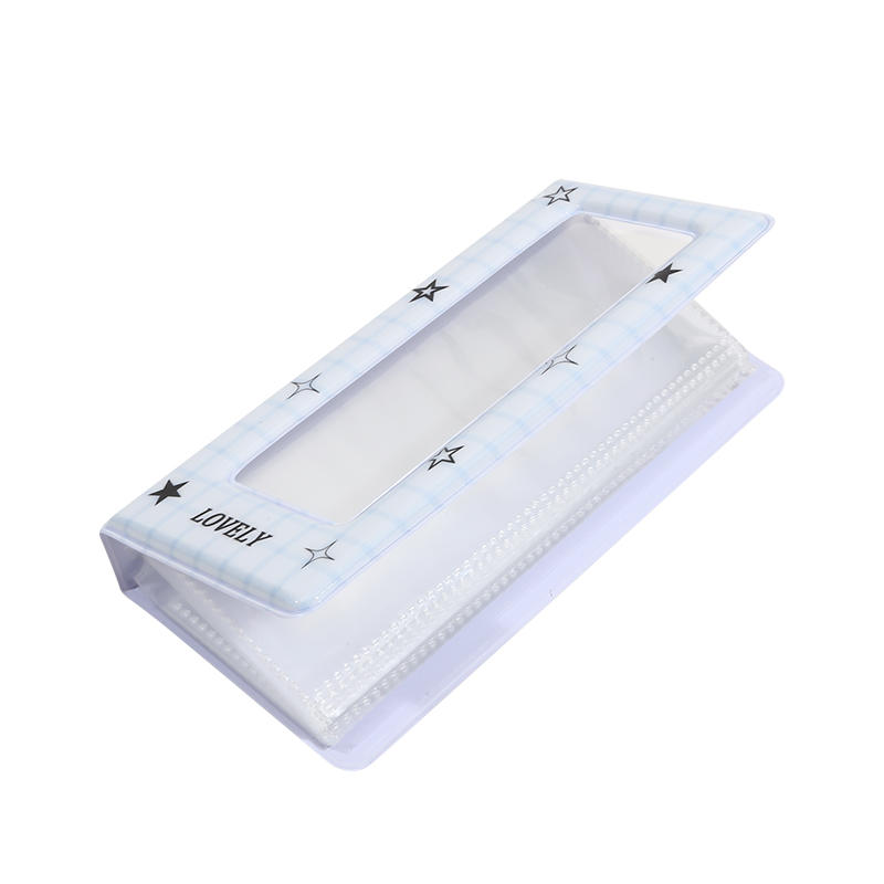 Star Pattern Photocard Holders Binder Album Mini Portable Cartoon Photo Card Holder Book for Collection